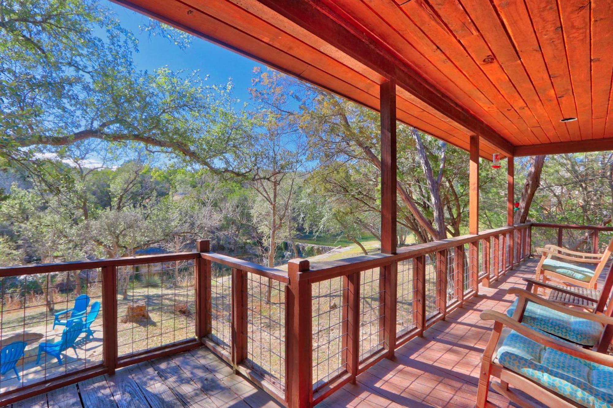 Falls Log Home Wimberley Zewnętrze zdjęcie