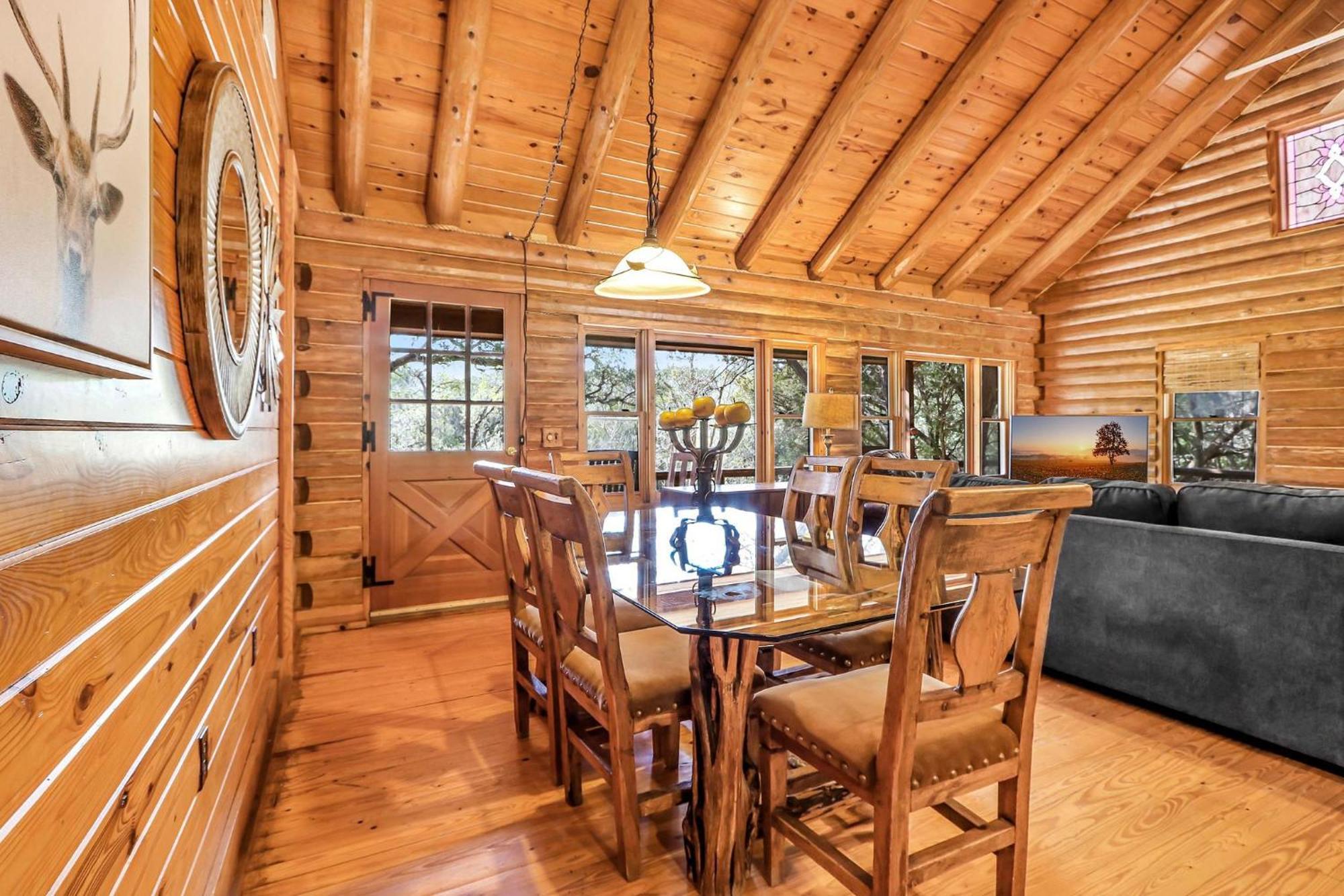 Falls Log Home Wimberley Zewnętrze zdjęcie