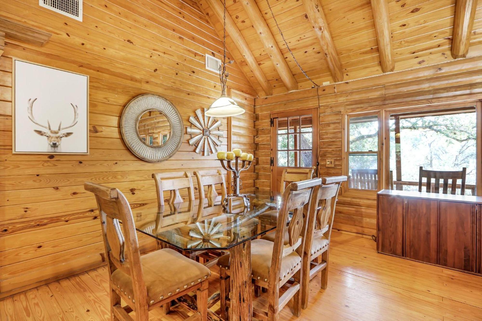 Falls Log Home Wimberley Zewnętrze zdjęcie